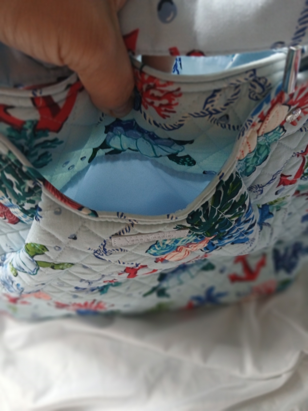 Vera Bradley Anchors Away Pattern Bag Great Condition! - Picture 7 of 10
